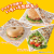 ピーナッツハンバーガーの包み紙  HB10-PNT 15×15cm