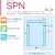 SPN-1220 三方シール袋 120×200mm 4500枚 食品OK ナイロンポリ  日本製 カウパック