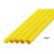 ジュース用 ストレートストロー 6mm×21cm 包装なし 黄色 10000本（500本×20小箱）／ケース わらおstraw 501