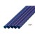 ジュース用 ストレートストロー 6mm×21cm 包装なし 青色 10000本（500本×20小箱）／ケース わらおstraw 503
