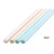 ジュース用 ストレートストロー 6mm×21cm 包装なし ストライプ白地 10000本（500本×20小箱）／ケース わらおstraw 515