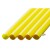 タピオカ用 ストレートストロー 10mm×21cm 包装なし 黄色 4000本（200本×20小箱）／ケース わらおstraw 601