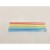 タピオカ用 ストレートストロー 12mm×21cm 包装なし ストライプクリア地 2600本（130本×20小箱）／ケース わらおstraw 617