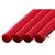 タピオカ用 ストレートストロー 13mm×21cm 包装なし 赤色 2200本（110本×20小箱）／ケース わらおstraw 618