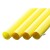 タピオカ用 ストレートストロー 13mm×21cm 包装なし 黄色 2200本（110本×20小箱）／ケース わらおstraw 619