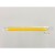 タピオカ蓋突刺し用 片先斜めストロー 10mm×19cm フィルム包装 黄色 2000本（100本×20小箱）／ケース わらおstraw 632