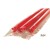 シェイク用 ストレートストロー 8mm×21cm フィルム包装 赤色 5000本（250本×20小箱）／ケース わらおstraw 755