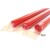 タピオカ用 ストレートストロー 12mm×21cm フィルム包装 赤色 3000本（150本×20小箱）／ケース わらおstraw 760