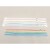 輸入　ジュース用 フレックスストロー 6mm×21cm 紙包装 ストライプ白地 10000本（500本×20小箱）／ケース わらおstraw 910