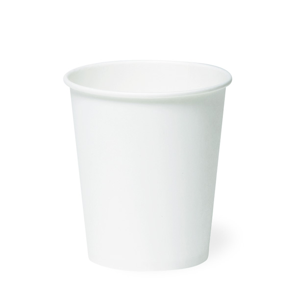 SM-205-3 紙コップ 使い捨てカップ 白無地　業務用 211mL　31-248-001