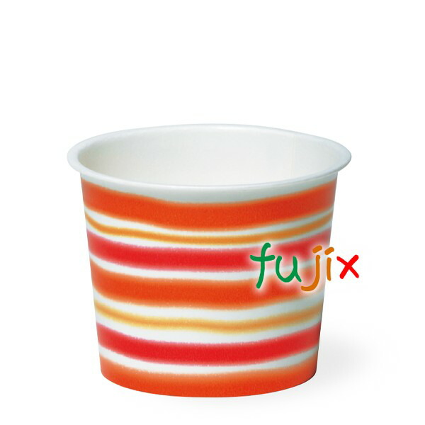 PC-100F パティシエレッド 両面PE 紙容器 アイスクリーム用 カップ 業務用 132mL