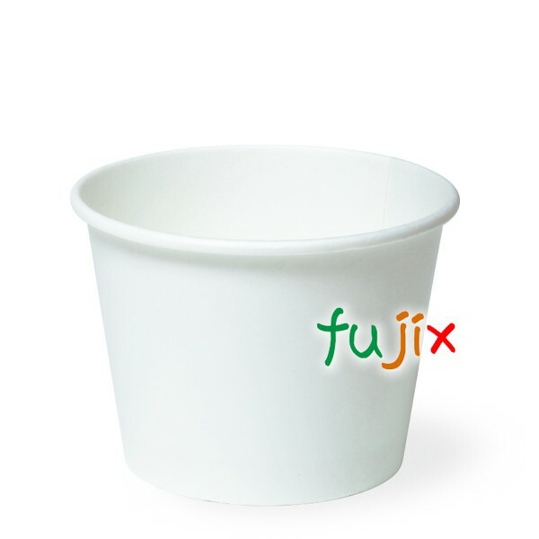 PC-170 ムジ丸カール両面PE 紙容器 アイスクリーム用 カップ 業務用 220mL