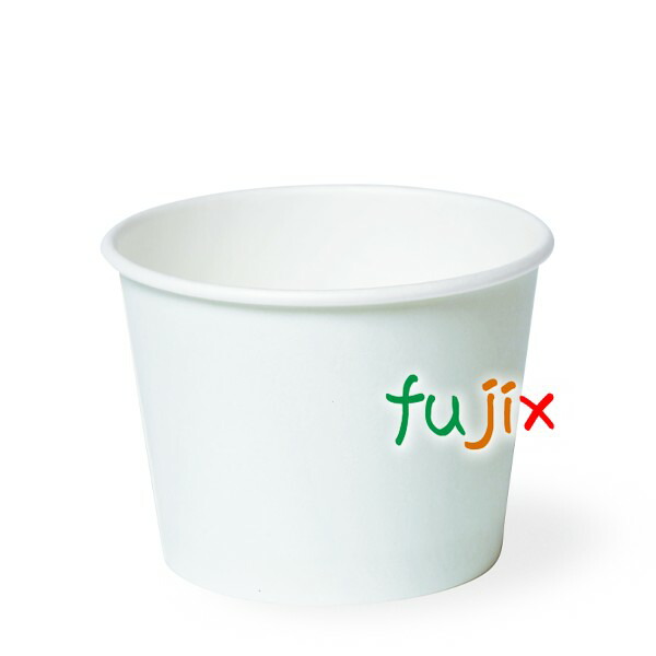 PC-120-2 ムジ(小袋入り) 紙容器 アイスクリーム用 カップ 業務用 174mL