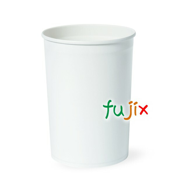 CO-5L-186L 白ムジホンタイロックシキPE 紙容器 コートカン カップ 業務用 5024mL
