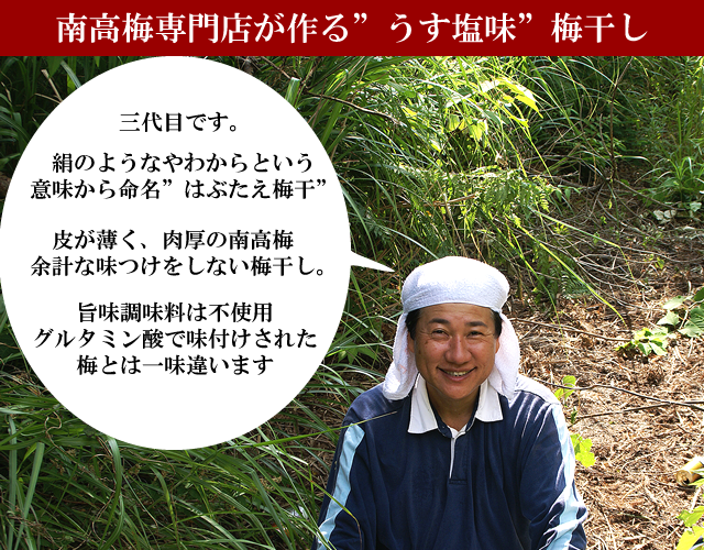 【はぶたえ梅干し】南高梅干し専門店、深見梅店が贈る!モーツァルトを聴かせた塩分10%の減塩梅干し 1200g(約60粒)【ギフト包装あり】