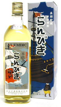 5815　麦焼酎　【ゑびす酒造/福岡】　らんびき角　6年　40° 700ml　[お取り寄せ]