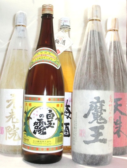 白玉醸造セット　1800Ａ　(魔王1本を含む白玉醸造さんの商品　合計5本セット)