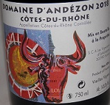 1354　【フランス赤】コート・ デュ・ ローヌ・ ヴィエイユ・ ヴィーニュ　750ml F471