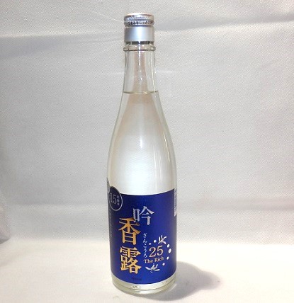 焼酎 Ricky 4446c2 粕取り焼酎 【杜の蔵/福岡】 吟香露 The Rich25 25度