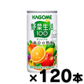 【送料無料！】　カゴメ　野菜生活100　190g缶×６本×20個　（4ケース120本）　【本ページ以外の同時注文同梱不可】　 4901306095362*20