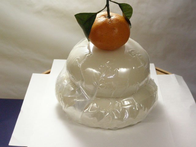 鏡餅 5合1重/約900g (パック付)