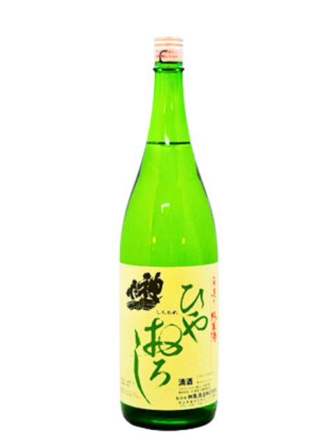 神亀　純米ひやおろし1800