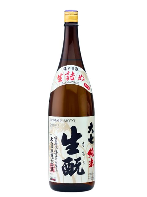 大七　純米生もと・生詰め1800　2026年