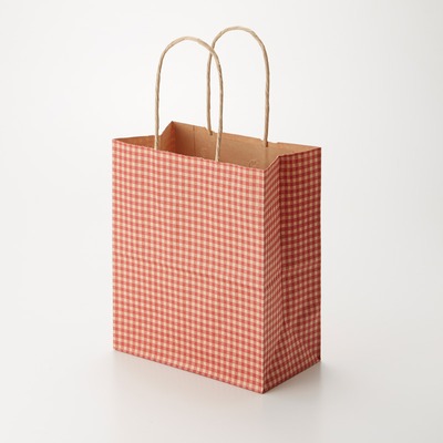 25チャームバッグ 21-12　ギンガム2 R