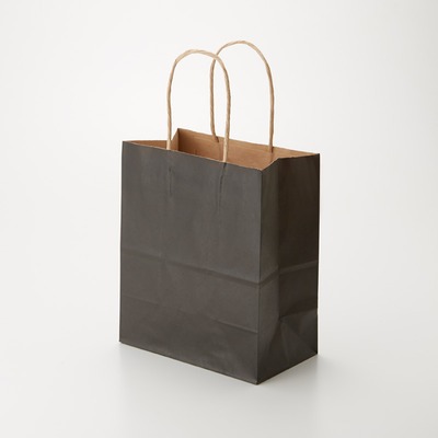 25チャームバッグ 21-12　未晒 黒C