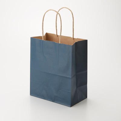 25チャームバッグ 21-12　未晒 紺C