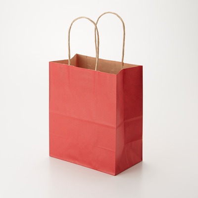 25チャームバッグ 21-12　未晒 赤C