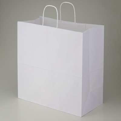 25チャームバッグ 32-4　白無地