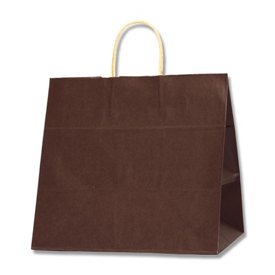 25チャームバッグ 34-1　未晒　焦茶Ｃ