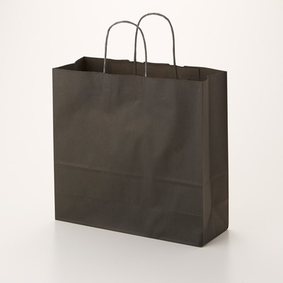 25チャームバッグ 3才　黒無地