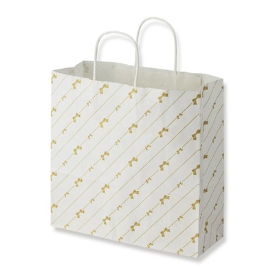 25チャームバッグ 3才　斜線リボン