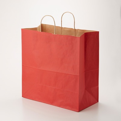 25チャームバッグ 45-1　未晒　赤Ｃ