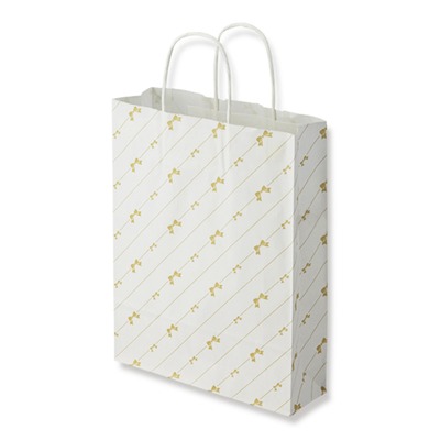 25チャームバッグ MS-1　斜線リボン