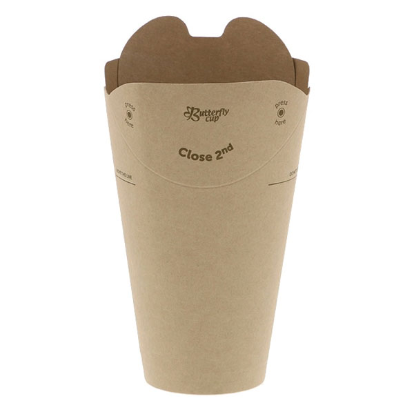 バタフライカップ12オンス シングル未晒無地