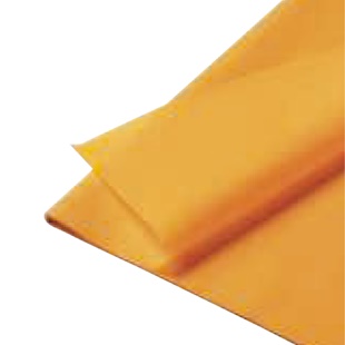 ワックスペーパー 750×500mm 50枚 オレンジ