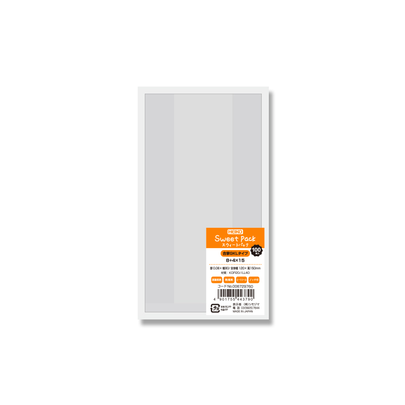 スウィートパック 合掌GKL 8＋4×15 100枚