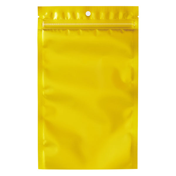 チャック付三方袋 AGタイプ（金）（フック穴）