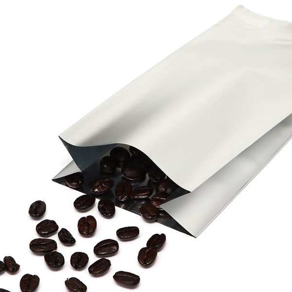 珈琲袋 脱気弁付 100g用 マットシルバー