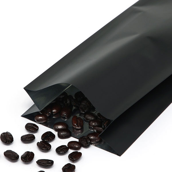 珈琲袋 脱気弁付 200g用 マット黒