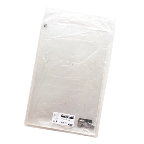 衣料品用警告表示入OPP袋　26-40