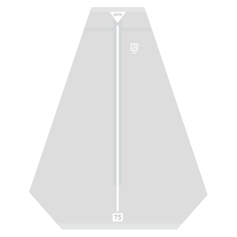 サンドイッチ袋 75 イージーカット ライン白