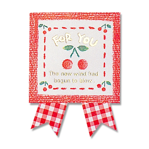 ギフトシール チェリーステッチ