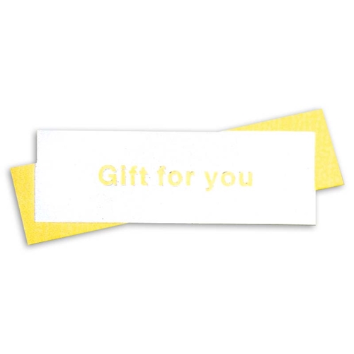 ギフトシール ゴールドパイル