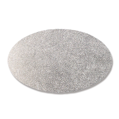 ギフトシール オーバル　無地　銀