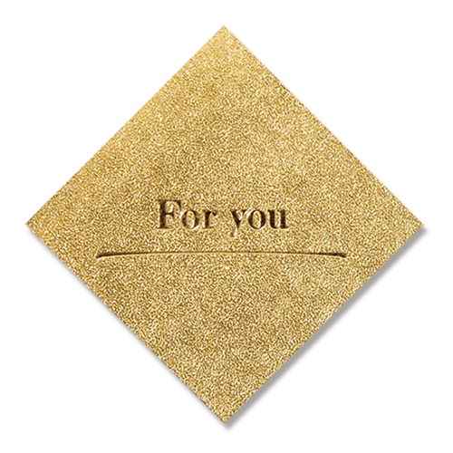 ギフトシール スクエア　フォーユー　金