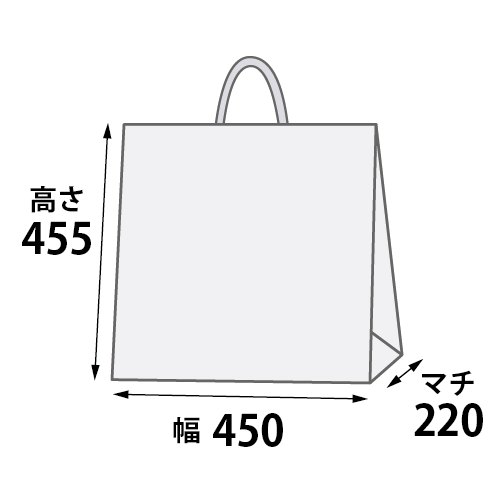 25チャームバッグ 45-1 寸法図
